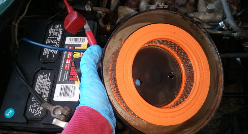 New air filter installed.
